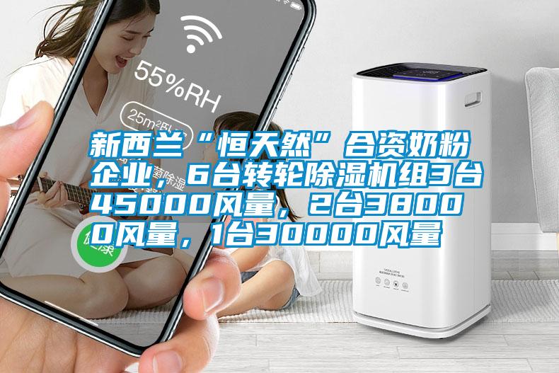 新西蘭“恒天然”合資奶粉企業(yè)，6臺轉(zhuǎn)輪除濕機組3臺45000風量，2臺38000風量，1臺30000風量