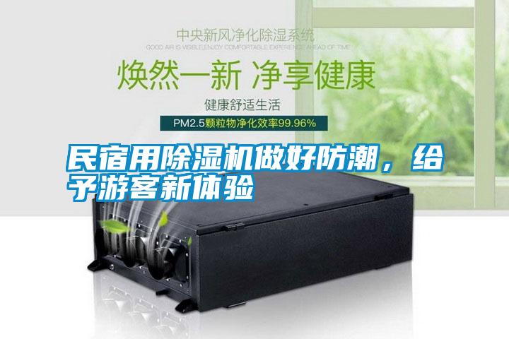 民宿用除濕機做好防潮，給予游客新體驗