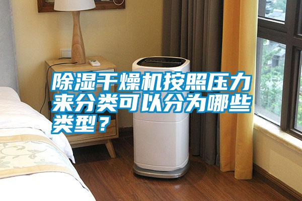 除濕干燥機(jī)按照壓力來(lái)分類可以分為哪些類型？
