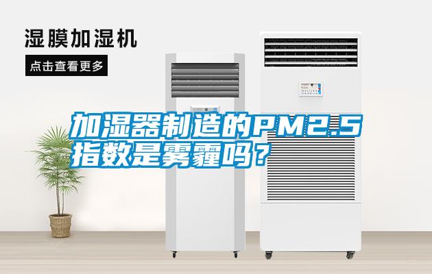 加濕器制造的PM2.5指數(shù)是霧霾嗎？