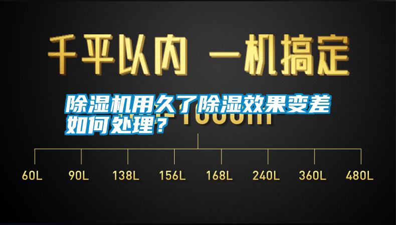 除濕機用久了除濕效果變差如何處理？