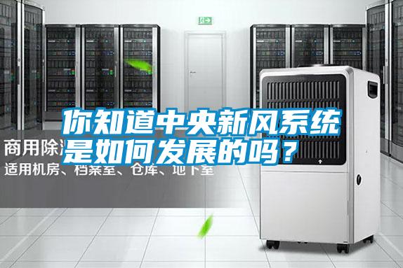 你知道中央新風(fēng)系統(tǒng)是如何發(fā)展的嗎？
