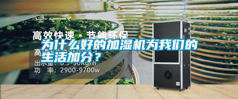為什么好的加濕機為我們的生活加分？