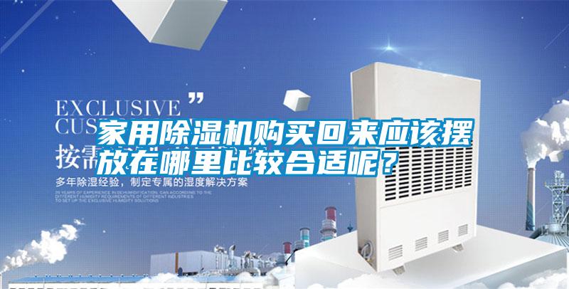 家用除濕機(jī)購(gòu)買回來應(yīng)該擺放在哪里比較合適呢？