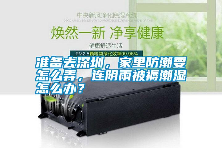 準(zhǔn)備去深圳，家里防潮要怎么弄，連陰雨被褥潮濕怎么辦？