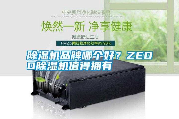 除濕機(jī)品牌哪個好？ZEDO除濕機(jī)值得擁有