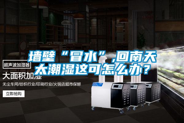 墻壁“冒水”,回南天太潮濕這可怎么辦？