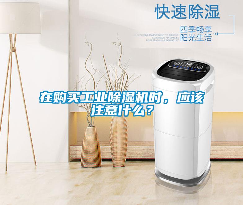 在購買工業(yè)除濕機時，應該注意什么？