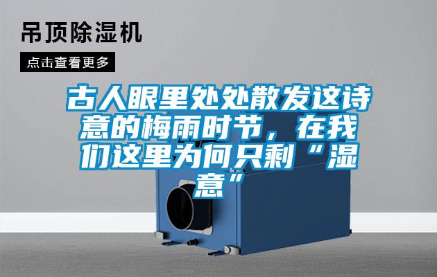 古人眼里處處散發(fā)這詩意的梅雨時(shí)節(jié)，在我們這里為何只?！皾褚狻?/></p>
<p style=