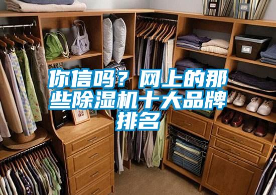 你信嗎？網(wǎng)上的那些除濕機(jī)十大品牌排名