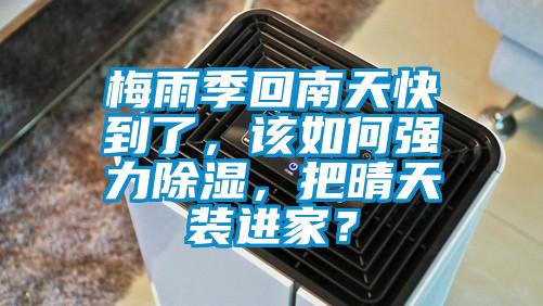 梅雨季回南天快到了，該如何強(qiáng)力除濕，把晴天裝進(jìn)家？