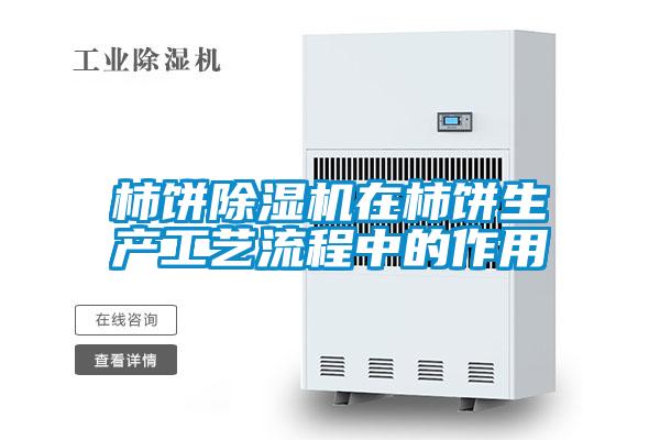 柿餅除濕機在柿餅生產(chǎn)工藝流程中的作用