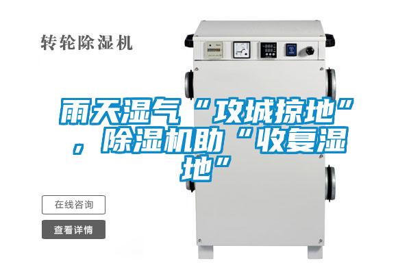 雨天濕氣“攻城掠地”，除濕機(jī)助“收復(fù)濕地”