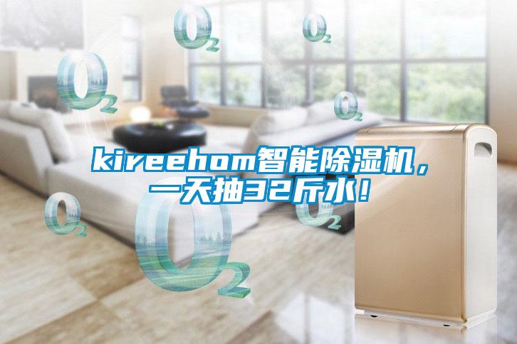 kireehom智能除濕機，一天抽32斤水！
