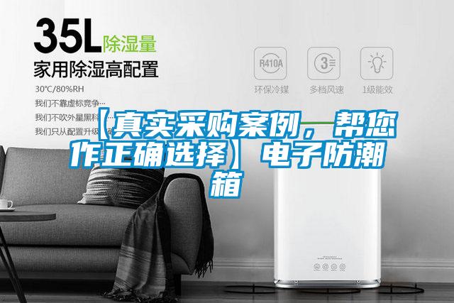 【真實采購案例，幫您作正確選擇】電子防潮箱