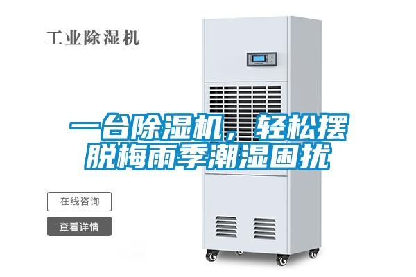 一臺(tái)除濕機(jī)，輕松擺脫梅雨季潮濕困擾