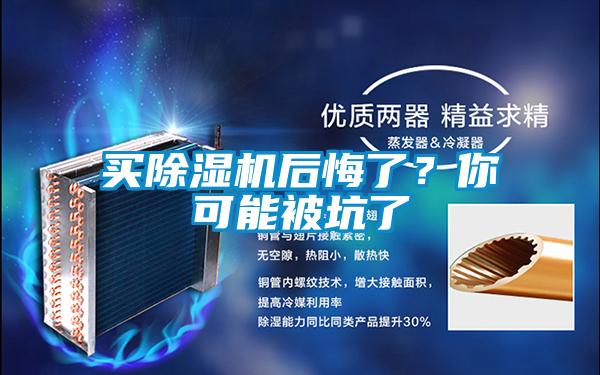 買除濕機后悔了？你可能被坑了