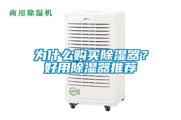 為什么購(gòu)買除濕器？好用除濕器推薦