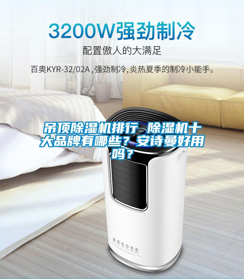 吊頂除濕機排行 除濕機十大品牌有哪些？安詩曼好用嗎？