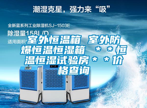 室外恒溫箱 室外防爆恒溫恒濕箱 ＊＊恒溫恒濕試驗(yàn)房＊＊價(jià)格查詢