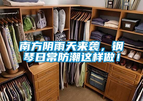 南方陰雨天來襲，鋼琴日常防潮這樣做！