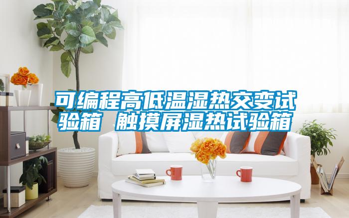 可編程高低溫濕熱交變試驗(yàn)箱 觸摸屏濕熱試驗(yàn)箱