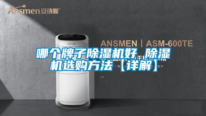 哪個牌子除濕機好 除濕機選購方法【詳解】