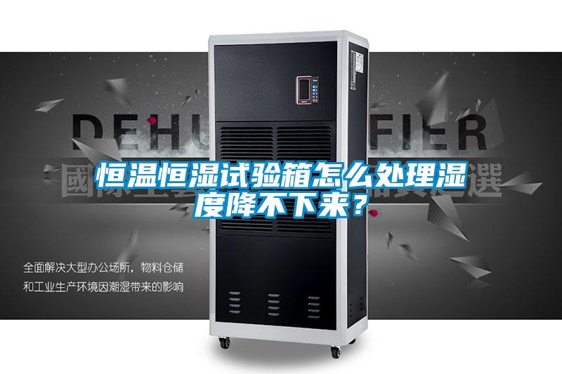 恒溫恒濕試驗箱怎么處理濕度降不下來？