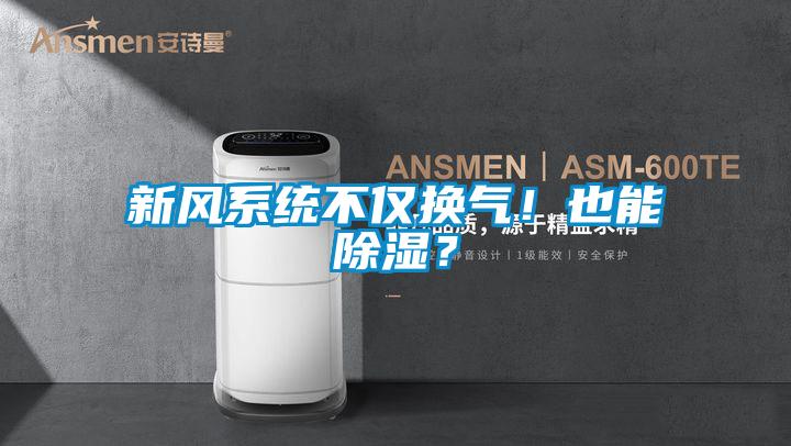 新風(fēng)系統(tǒng)不僅換氣！也能除濕？
