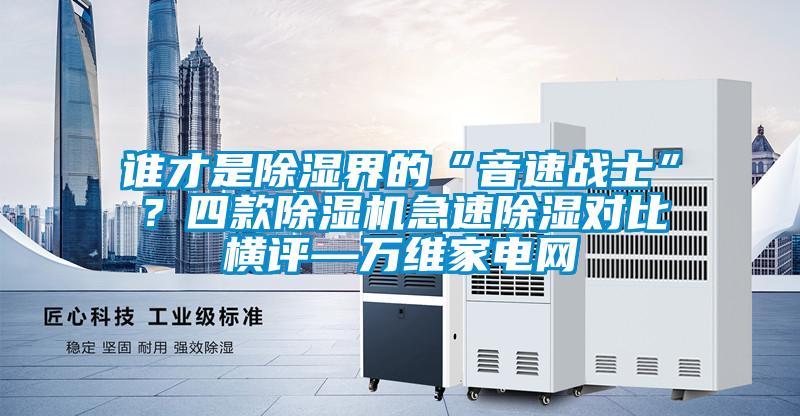誰(shuí)才是除濕界的“音速戰(zhàn)士”？四款除濕機(jī)急速除濕對(duì)比橫評(píng)—萬(wàn)維家電網(wǎng)