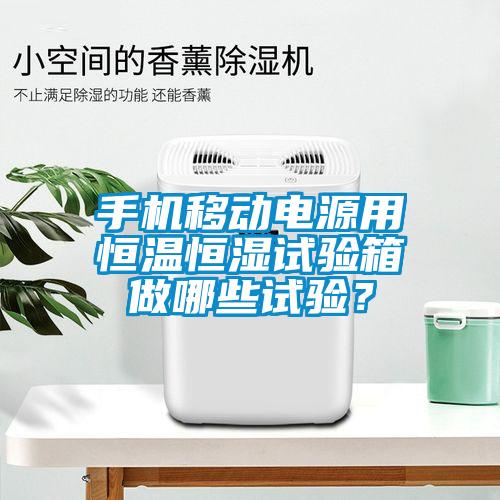 手機移動電源用恒溫恒濕試驗箱做哪些試驗？