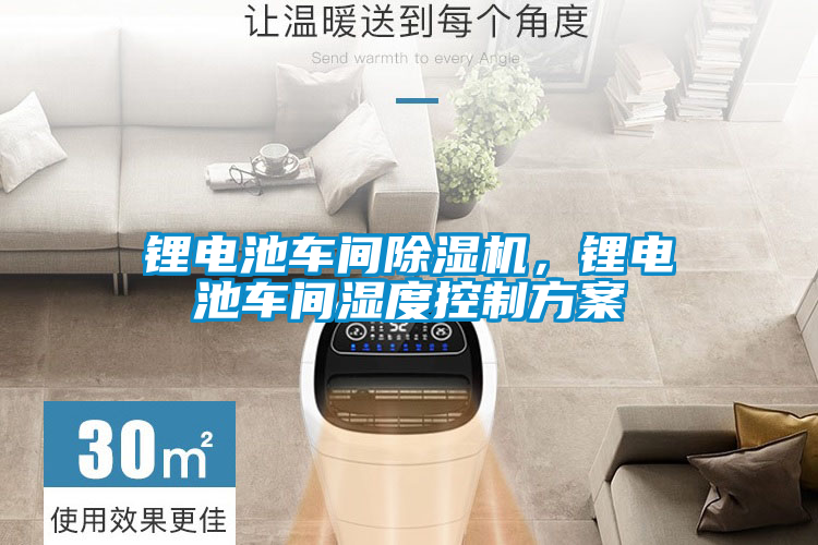 鋰電池車(chē)間除濕機(jī)，鋰電池車(chē)間濕度控制方案