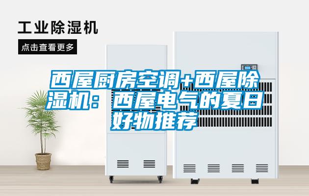 西屋廚房空調+西屋除濕機：西屋電氣的夏日好物推薦