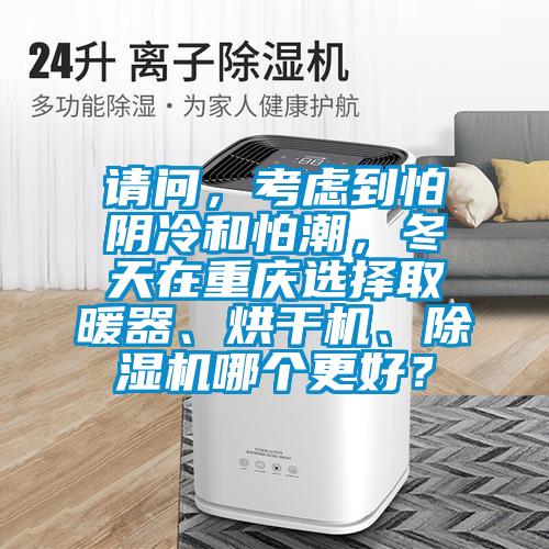 請問，考慮到怕陰冷和怕潮，冬天在重慶選擇取暖器、烘干機、除濕機哪個更好？