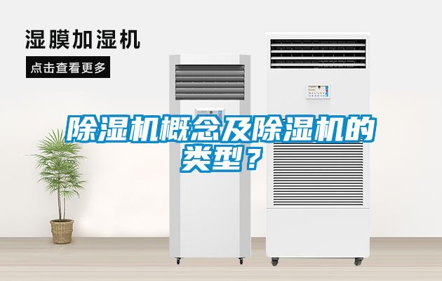 除濕機概念及除濕機的類型？