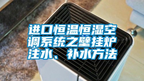 進口恒溫恒濕空調(diào)系統(tǒng)之壁掛爐注水、補水方法