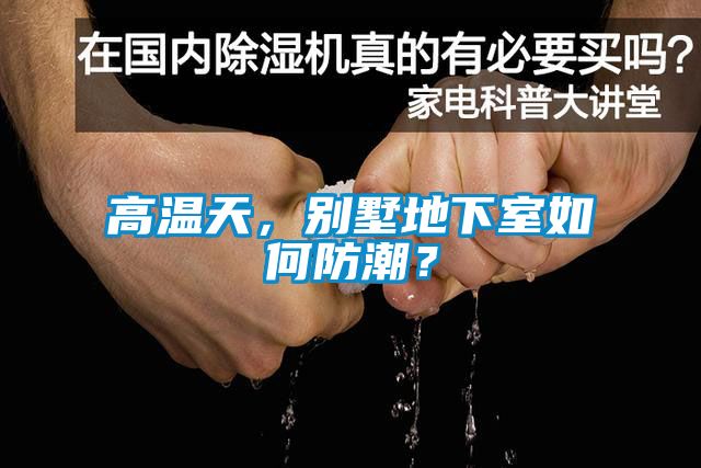 高溫天，別墅地下室如何防潮？