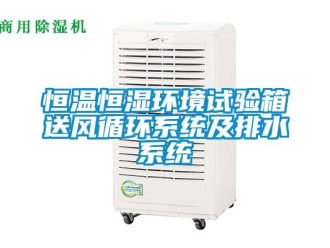 知識百科恒溫恒濕環(huán)境試驗(yàn)箱送風(fēng)循環(huán)系統(tǒng)及排水系統(tǒng)