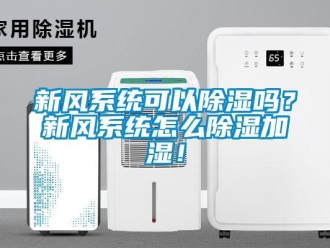 行業(yè)新聞新風(fēng)系統(tǒng)可以除濕嗎？新風(fēng)系統(tǒng)怎么除濕加濕！