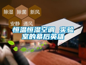 知識百科恒溫恒濕空調(diào) 實驗室的幕后英雄